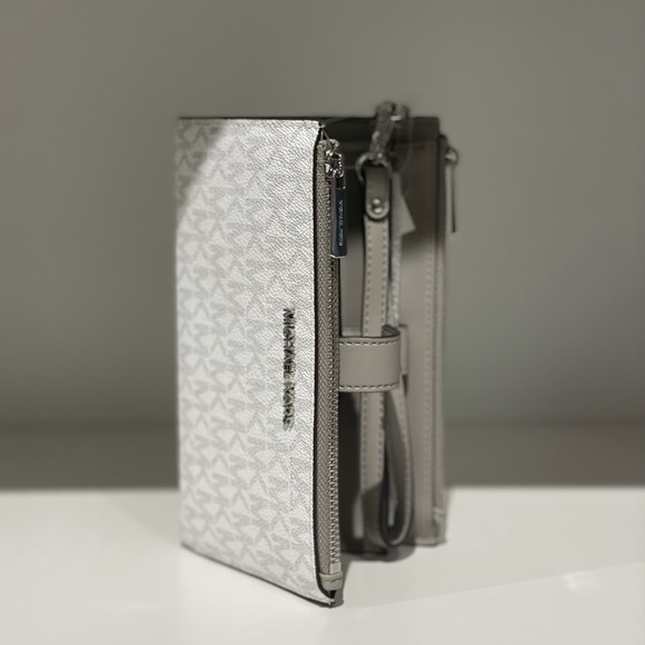 Michael Kors Jet Set double zip wristlet wallet - Picture 2 of 7